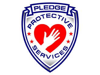 PLEDGE PROTECTIVE SERVICES logo design by MAXR