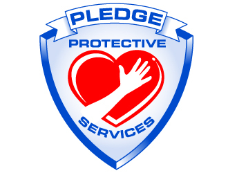 PLEDGE PROTECTIVE SERVICES logo design by Suvendu