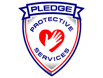 PLEDGE PROTECTIVE SERVICES logo design by MAXR