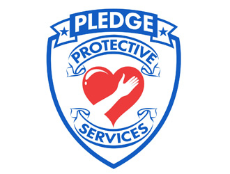 PLEDGE PROTECTIVE SERVICES logo design by DreamLogoDesign