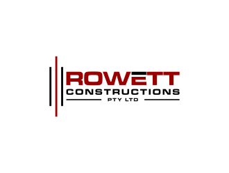 Rowett Constructions Pty Ltd logo design by p0peye