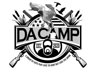 Is for our hunting camp called Da Camp logo design by Suvendu