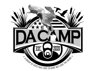 Is for our hunting camp called Da Camp logo design by Suvendu
