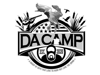 Is for our hunting camp called Da Camp logo design by Suvendu