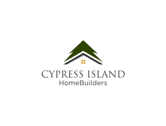 Cypress Island HomeBuilders logo design by peundeuyArt