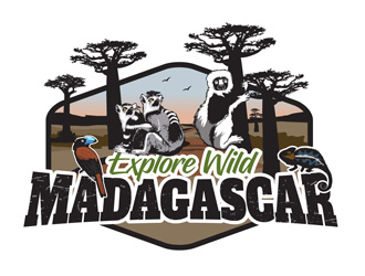 Explore Wild Madagascar  logo design by DreamLogoDesign
