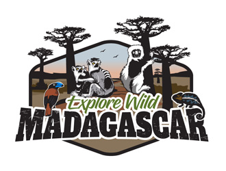 Explore Wild Madagascar  logo design by DreamLogoDesign