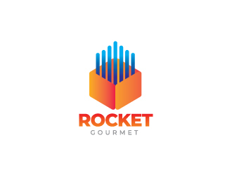 Rocket Gourmet logo design by crazher