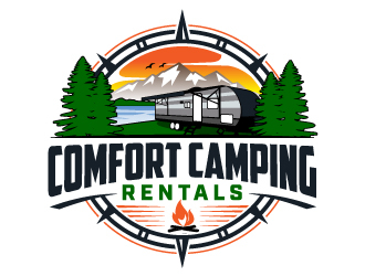 Comfort Camping Rentals logo design by jaize
