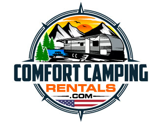 Comfort Camping Rentals logo design by Suvendu