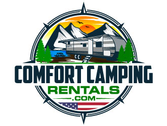 Comfort Camping Rentals logo design by Suvendu