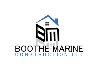 Boothe Marine Construction LLC logo design by webmall
