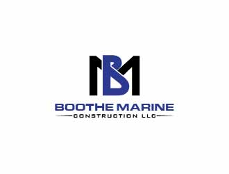 Boothe Marine Construction LLC logo design by usef44