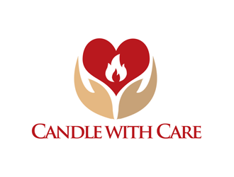 Candle with Care logo design by kunejo