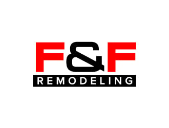 F & F Remodeling  logo design by jaize