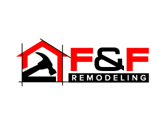 F & F Remodeling  logo design by jaize