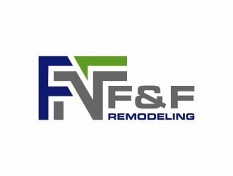 F & F Remodeling  logo design by Renaker