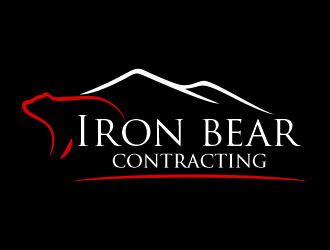 Iron bear contracting  logo design by Gwerth