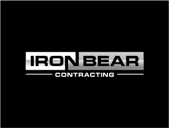 Iron bear contracting  logo design by kimora