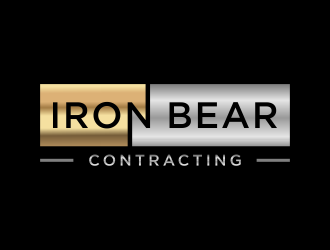 Iron bear contracting  logo design by menanagan