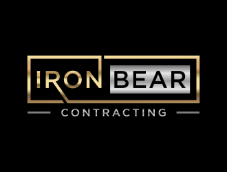 Iron bear contracting  logo design by menanagan