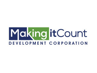 Making it Count Community Development Corporation  logo design by invento