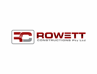 Rowett Constructions Pty Ltd logo design by Mahrein