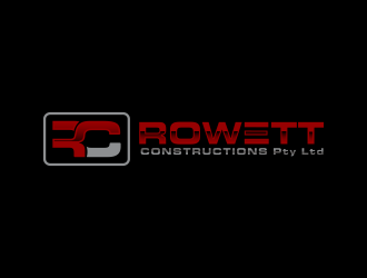 Rowett Constructions Pty Ltd logo design by Mahrein