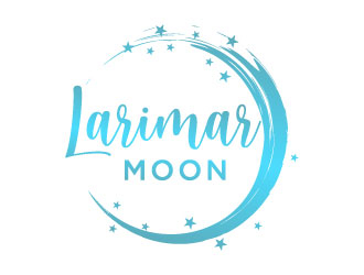 Larimar Moon logo design by MonkDesign