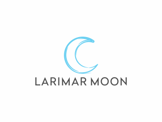 Larimar Moon logo design by y7ce