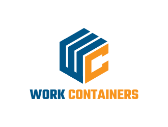 WorkContainers.com / Work Containers logo design by brandshark