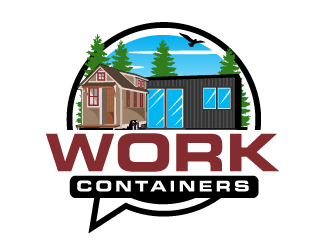WorkContainers.com / Work Containers logo design by AamirKhan