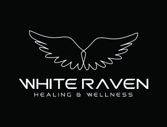 White Raven Healing & Wellness logo design by Shina