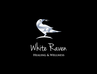 White Raven Healing & Wellness logo design by DuckOn