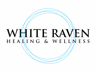 White Raven Healing & Wellness logo design by hopee