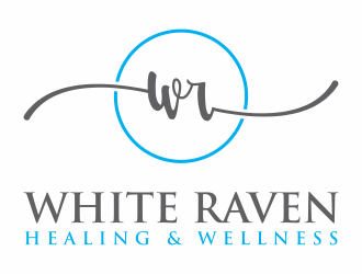 White Raven Healing & Wellness logo design by hopee