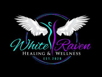 White Raven Healing & Wellness logo design by dasigns