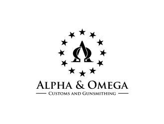 Alpha & Omega Customs and Gunsmithing logo design by hopee