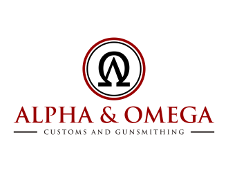 Alpha & Omega Customs and Gunsmithing logo design by p0peye