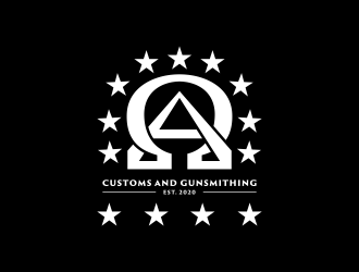 Alpha & Omega Customs and Gunsmithing logo design by salis17
