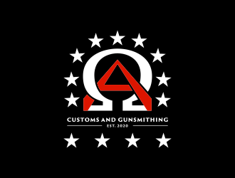 Alpha & Omega Customs and Gunsmithing logo design by salis17