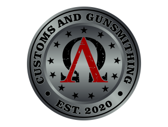 Alpha & Omega Customs and Gunsmithing logo design by Kruger