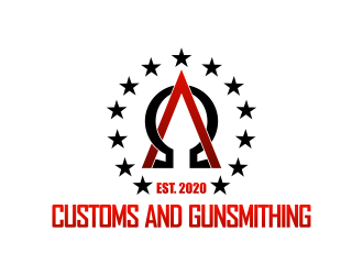 Alpha & Omega Customs and Gunsmithing logo design by Purwoko21