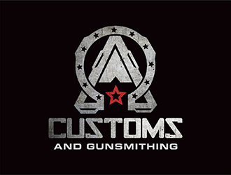 Alpha & Omega Customs and Gunsmithing logo design by MCXL