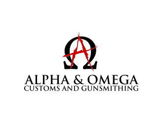 Alpha &amp; Omega Customs and Gunsmithing logo design by changcut