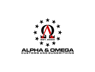 Alpha & Omega Customs and Gunsmithing logo design by blessings