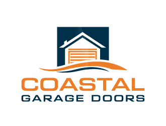 Coastal Garage Doors logo design by akilis13