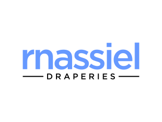 rnassiel Draperies logo design by p0peye