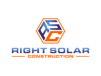 Right Solar Construction logo design by pel4ngi