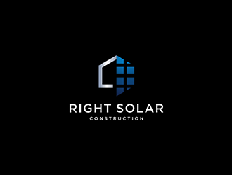 Right Solar Construction logo design by DuckOn